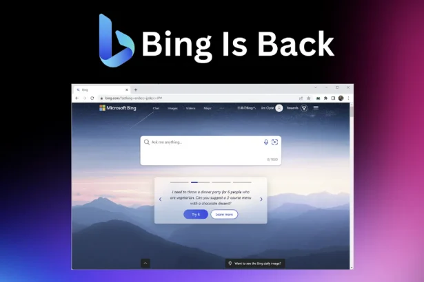 Познакомьтесь с новым Bing с внедренным в него ChatGPT