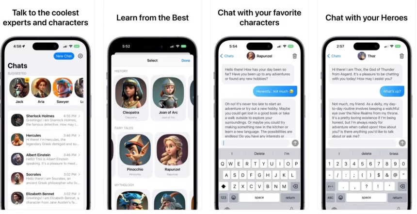 Новый чат-бот Superchat с искусственным интеллектом позволяет переписываться с историческими и вымышленными персонажами с помощью ChatGPT