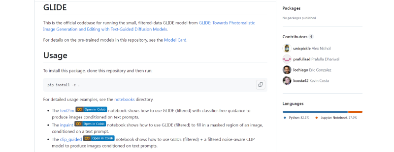 Нейросеть GLIDE