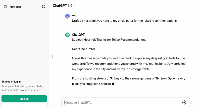 Теперь вы можете пользоваться веб-версией ChatGPT, не имея учетной записи 2 Наличие учетной записи больше не требуется для использования ChatGPT