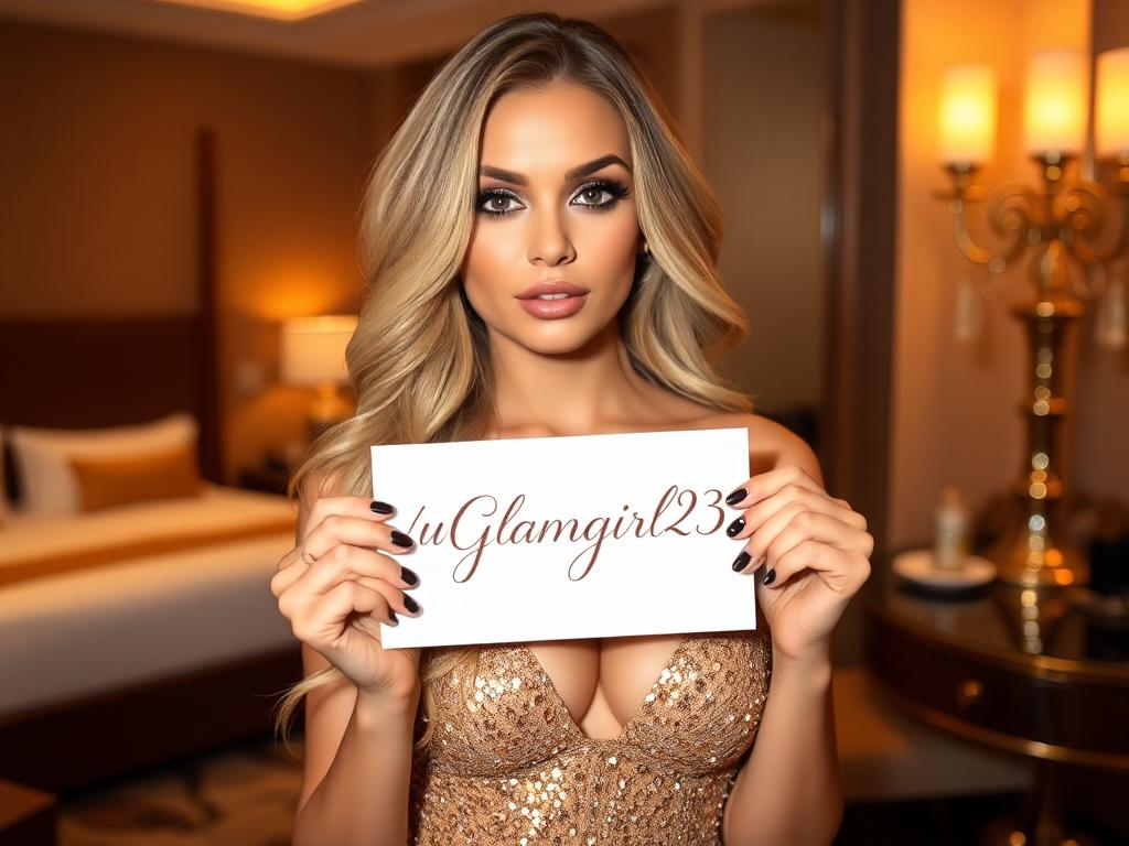 A glamorous young woman