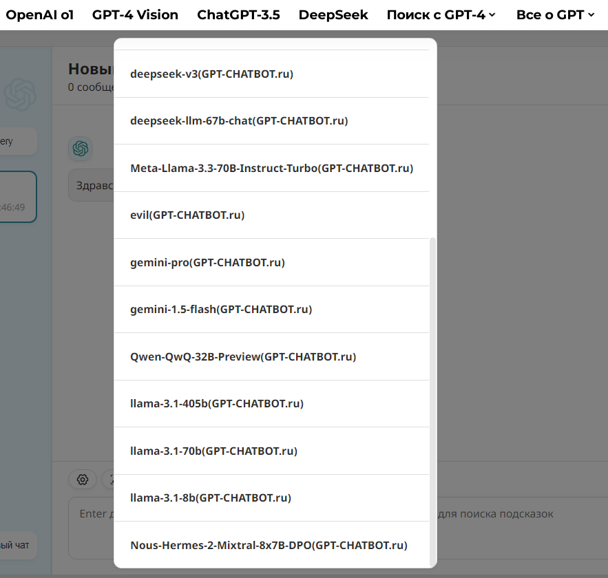 Чат-бот ChatGPT от OpenAI в России: как пользоваться чатом GPT бесплатно 19 ИИ-модели нейросетей представлены в нашем чате