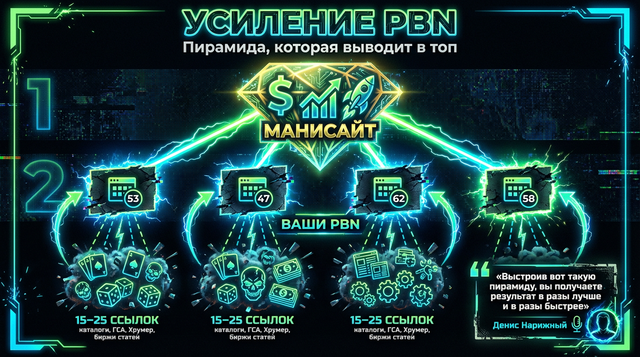 Усиление PBN — схема ссылочной пирамиды