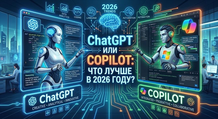 ChatGPT или Copilot - что лучше в 2026 году