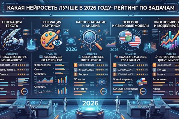 Какая нейросеть лучше в 2026 году - рейтинг по задачам