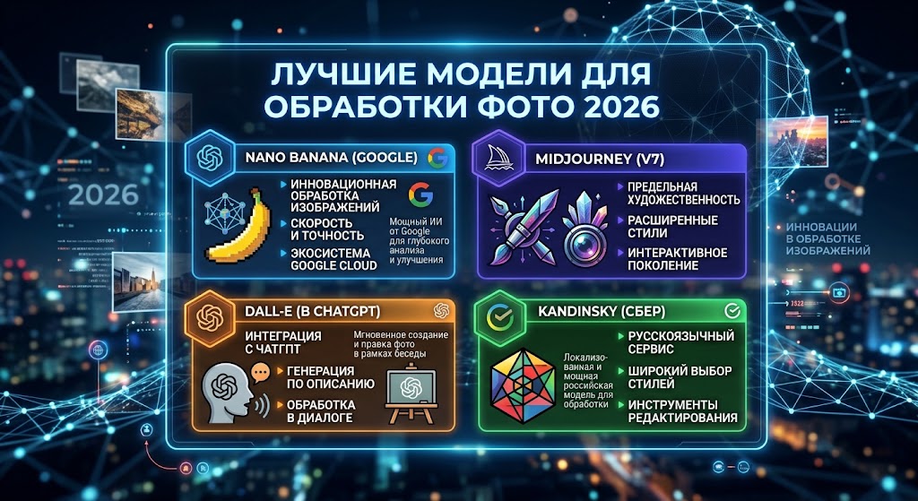 Нейросеть для обработки фото: лучшие модели 2026 2 Лучшие модели для обработки фото