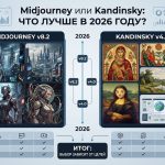 Midjourney или Kandinsky - что лучше в 2026 году