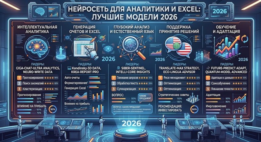 Нейросеть для аналитики и Excel