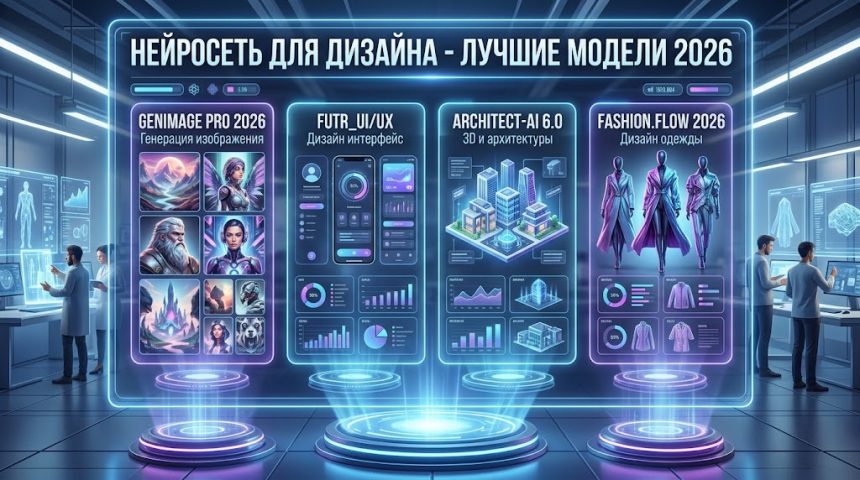 Нейросеть для дизайна - лучшие модели 2026