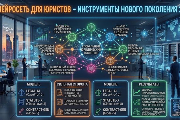 Нейросеть для юристов - лучшие модели 2026