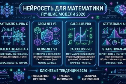 Нейросеть для математики - лучшие модели 2026