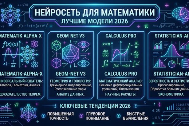 Нейросеть для математики - лучшие модели 2026
