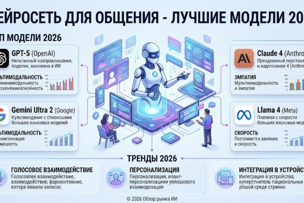 Нейросеть для общения - лучшие модели 2026