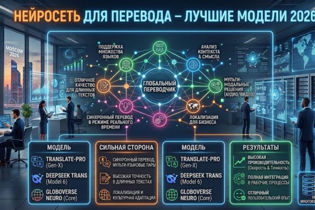 Нейросеть для перевода - лучшие модели 2026