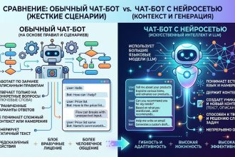 Чат-бот с нейросетью - чем отличается от обычного бота