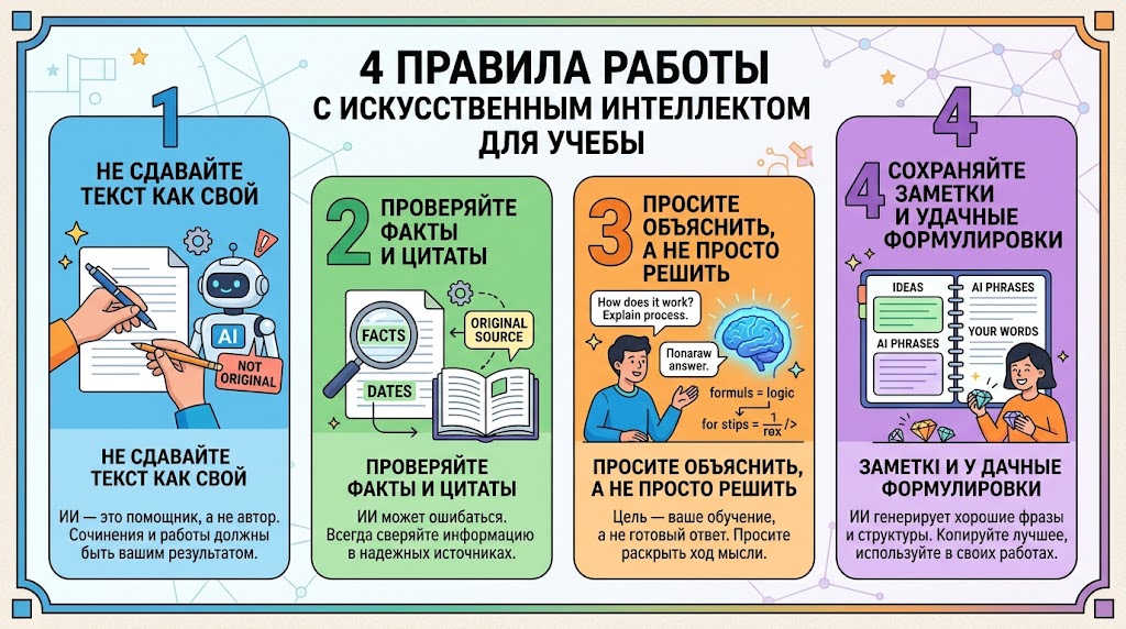 Четыре правила, чтобы не навредить себе