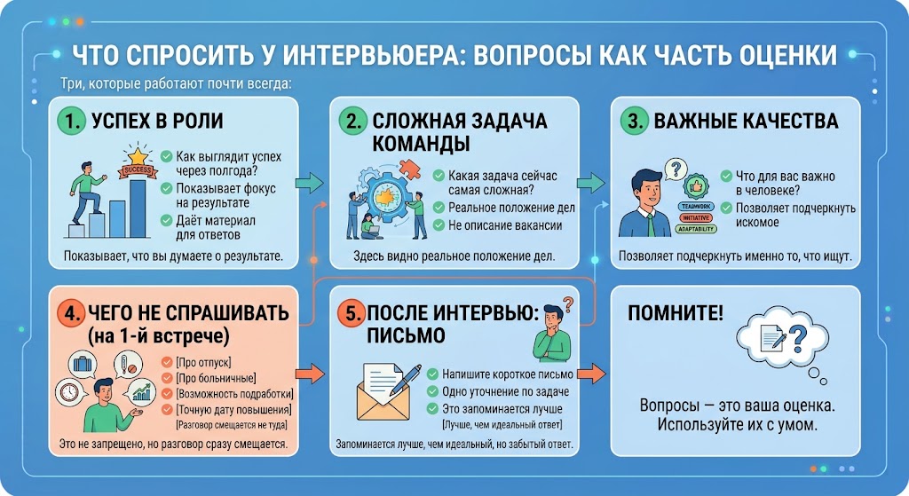 Что спросить у интервьюера