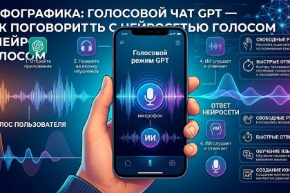 Голосовой чат GPT - как поговорить с нейросетью голосом