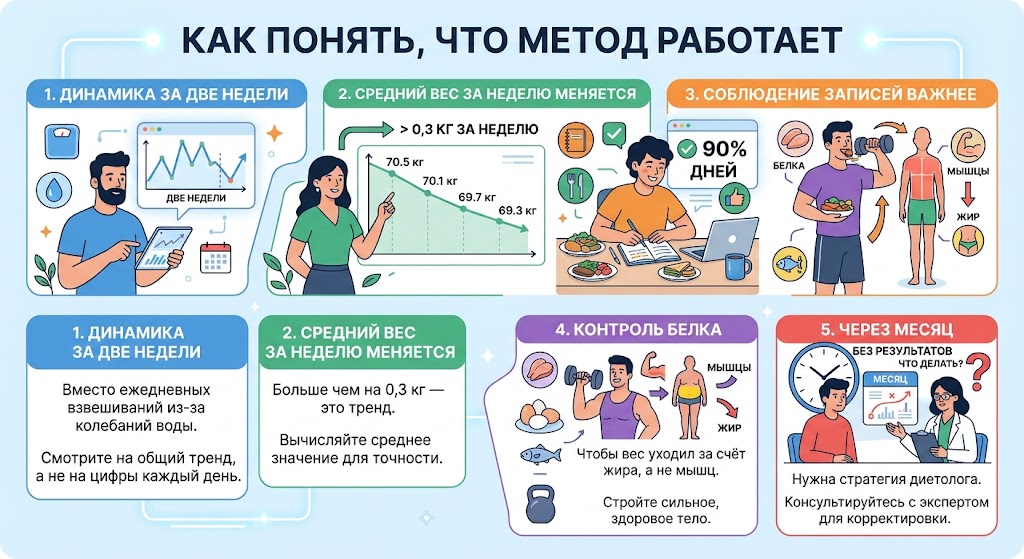 Подсчёт калорий с нейросетью: как вести дневник питания 4 Как понять, что метод работает