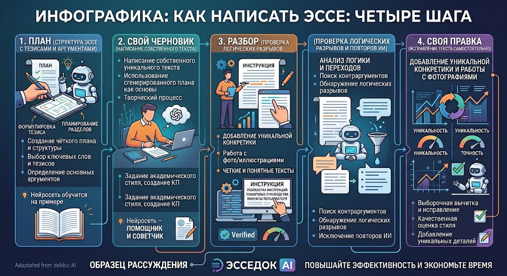 Как работать - четыре шага