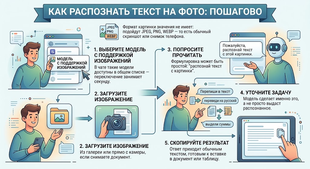 Распознать текст на фото: перевод картинки в текст 2 Как распознать текст на фото пошагово