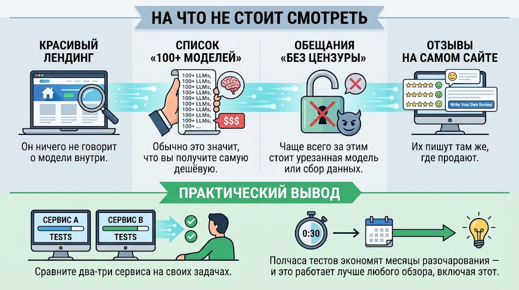 На что не стоит смотреть
