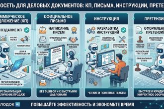 Нейросеть для деловых документов - КП, письма, инструкции, претензии