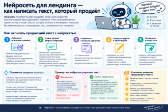 Нейросеть для лендинга - как написать текст, который продаёт