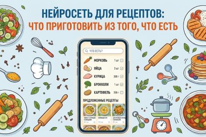 Нейросеть для рецептов - что приготовить из того, что есть
