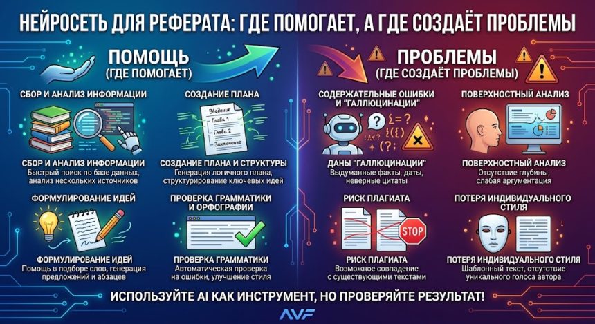 Нейросеть для реферата