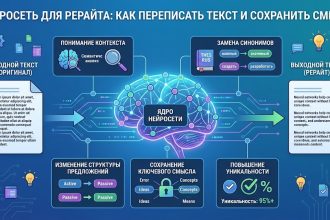 Нейросеть для рерайта