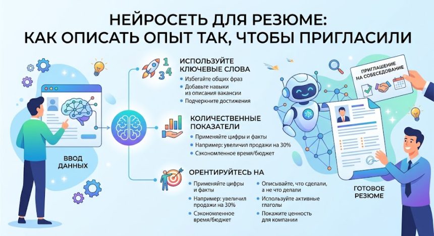 Нейросеть для резюме