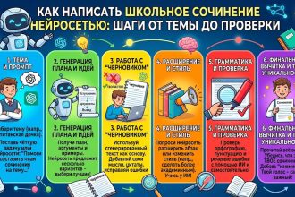 Нейросеть для сочинения - как написать школьное сочинение