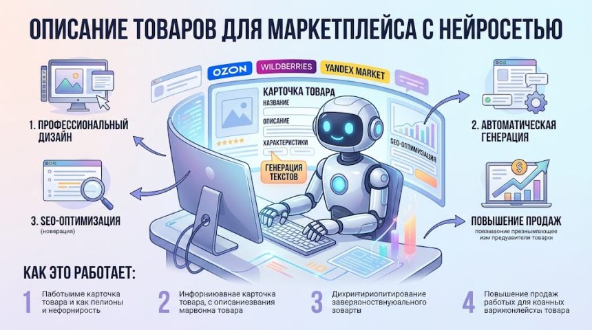 Описание товаров для маркетплейса с нейросетью