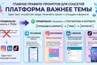 Промпты для соцсетей