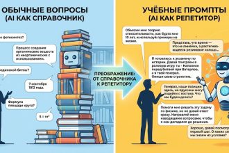 Промпты для учёбы дают эффект, которого не дают обычные вопросы