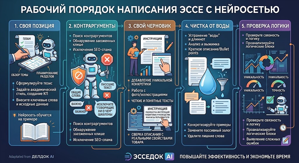 Рабочий порядок действий