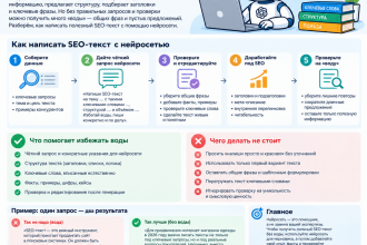SEO-текст с нейросетью - как написать и не получить воду