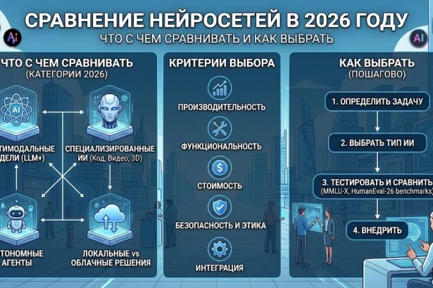 Сравнение нейросетей в 2026 году - что с чем сравнивать и как выбрать