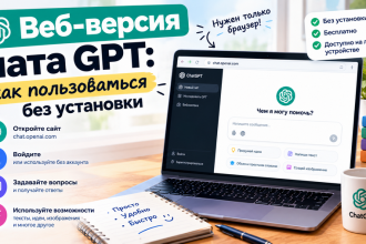 Веб-версия чата GPT - как пользоваться без установки