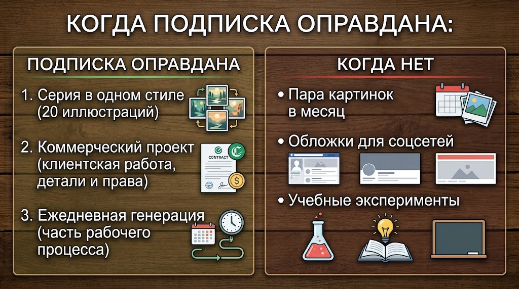 когда подписка оправдана