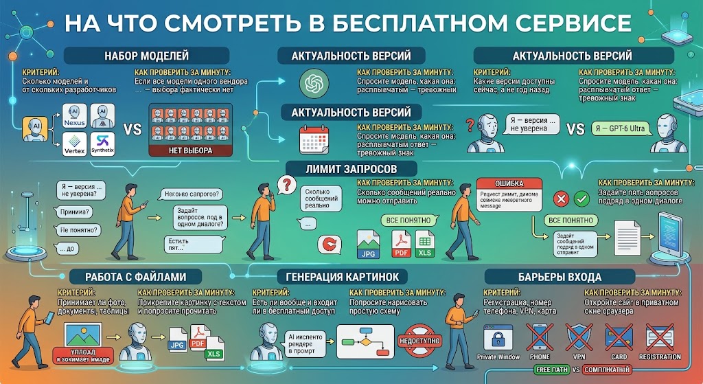 Бесплатный чат GPT: что значит «бесплатно» и где подвох в 2026 году 2 на что смотреть в бесплатном сервисе